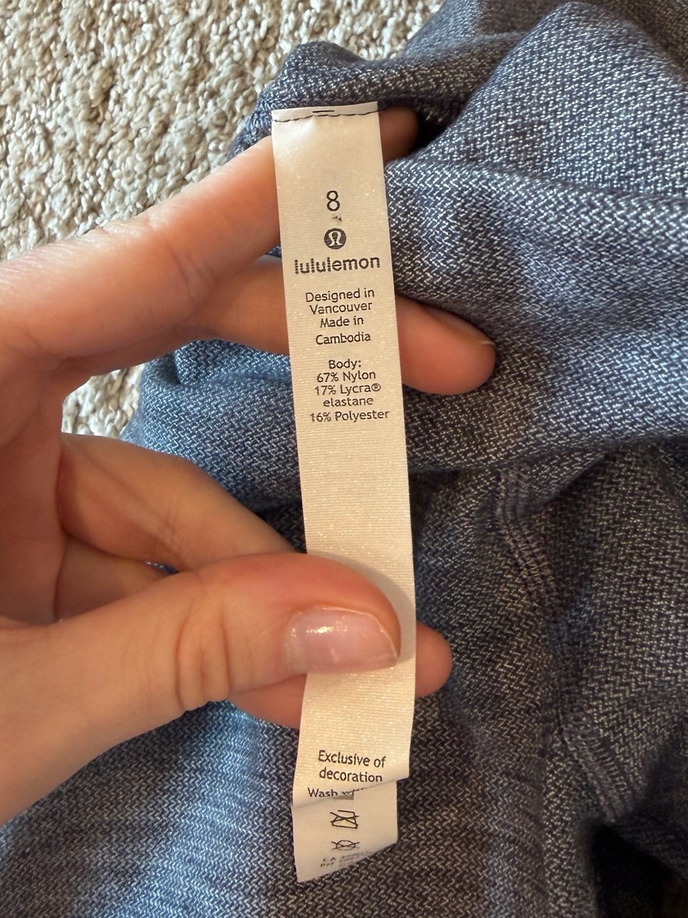 Lululemon Herringbone Align Pant II 25" Size 8 - Picture 4 of 5